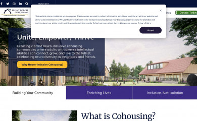 frontporchcohousing.org screenshot