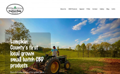 frogtownhemp.com screenshot
