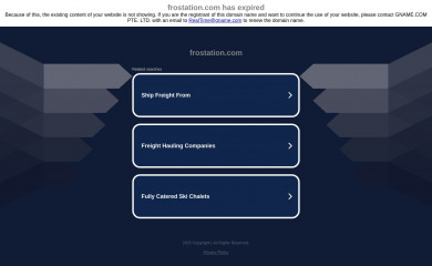 frostation.com screenshot
