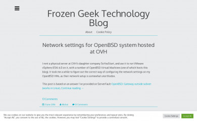 frozen-geek.net screenshot