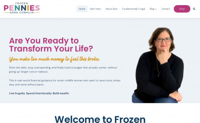 frozenpennies.com screenshot