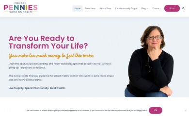 frozenpennies.com screenshot