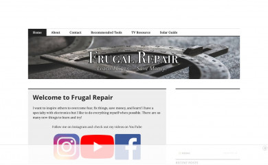 frugalrepair.com screenshot