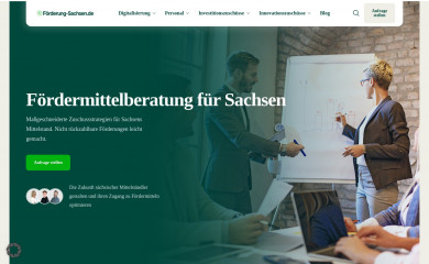 förderung-sachsen.de screenshot