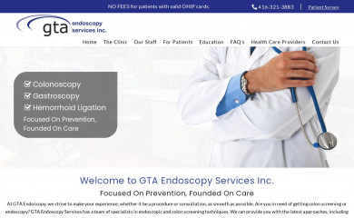 gtaendoscopy.com screenshot
