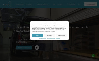 guardamuebleslaser.com screenshot