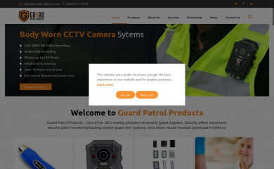 guardpatrolproducts.co.uk screenshot