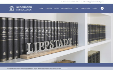 gudermannundkollegen.de screenshot