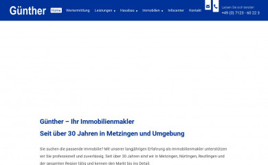 guenther-immo.de screenshot