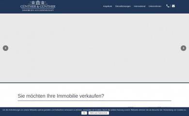 guenther-immobilien.de screenshot