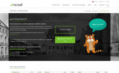 guerrierpacifique.fr screenshot