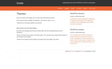 https://www.guido.site/themes screenshot