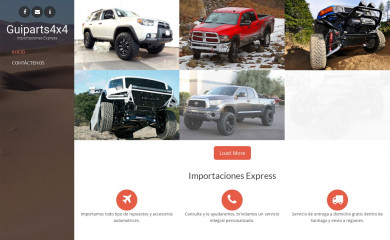 guiparts4x4.cl screenshot