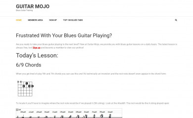 guitarmojo.com screenshot