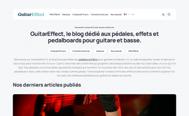 guitareffect.fr screenshot