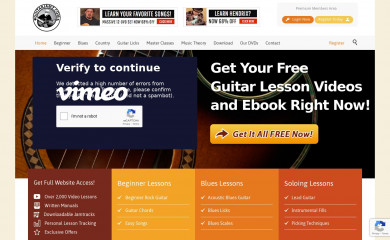 guitarjamz.com screenshot