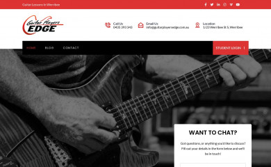 guitarplayersedge.com.au screenshot