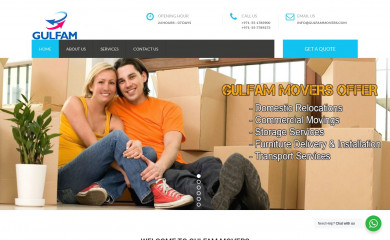 gulfammovers.com screenshot
