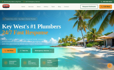 gulfatlanticplumber.com screenshot