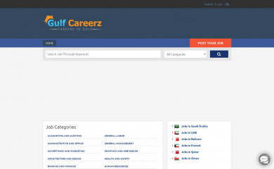 gulfcareerz.com screenshot
