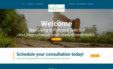 gulfcoastpodiatry.net screenshot