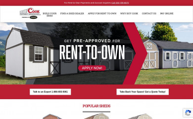 gulfportsheds.com screenshot