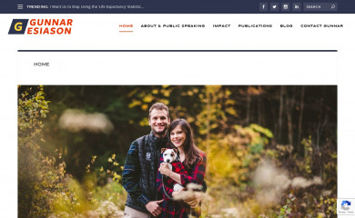 gunnaresiason.com screenshot
