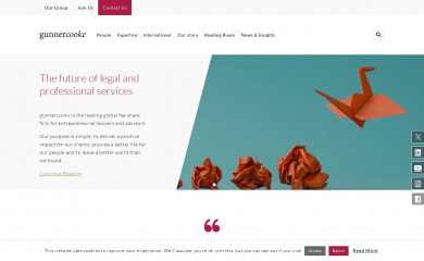 gunnercooke.com screenshot