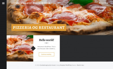 gundsømaglepizzaria.dk screenshot