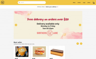 guntherslane.com.au screenshot