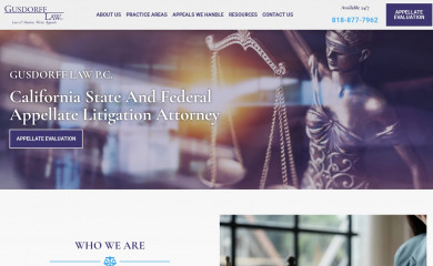 gusdorfflaw.com screenshot