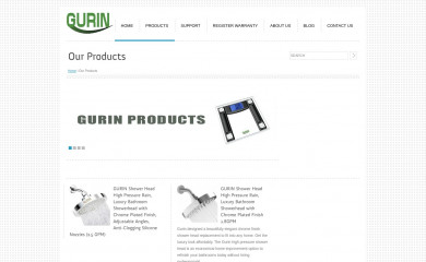 gurinproducts.com screenshot