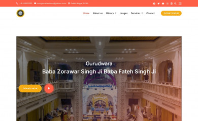 gurudwaracs.com screenshot