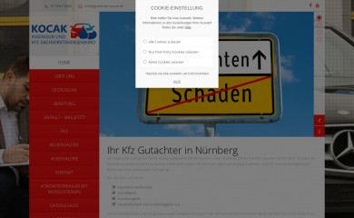 gutachten-kocak.de screenshot