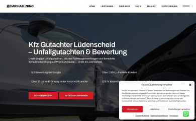 gutachter-zrno.de screenshot