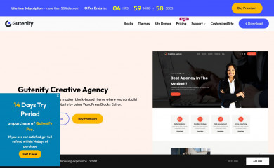 Gutenify Creative Agency screenshot