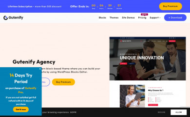 Gutenify Agency screenshot