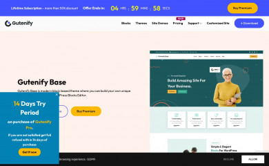 https://gutenify.com/themes/gutenify-base screenshot