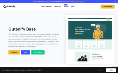 https://gutenify.com/themes/gutenify-base screenshot