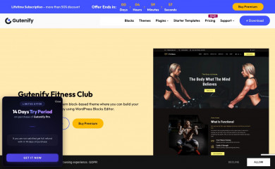 Gutenify Fitness Club screenshot