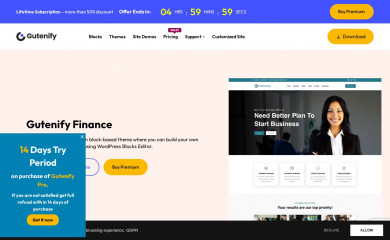 Gutenify Finance screenshot