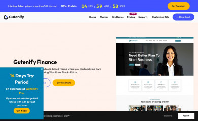 Gutenify Finance screenshot