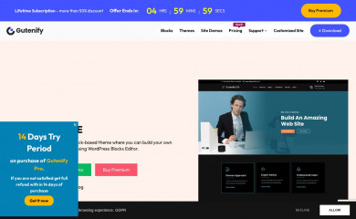 Gutenify FSE screenshot