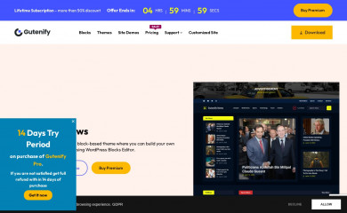 Gutenify News screenshot