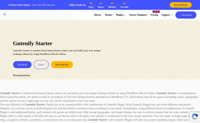 Gutenify Starter screenshot