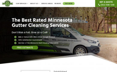 guttermaids.com screenshot