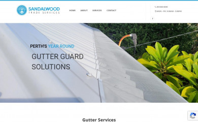 gutterguardsperth.com.au screenshot