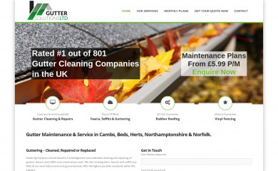 guttersolutionsltd.co.uk screenshot
