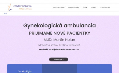 gyn-zena.sk screenshot