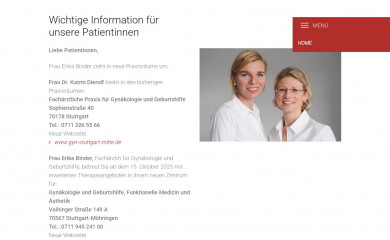 gyn-stuttgart.de screenshot